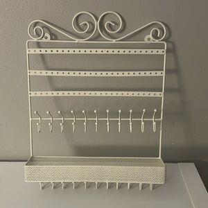 White jewelry holder